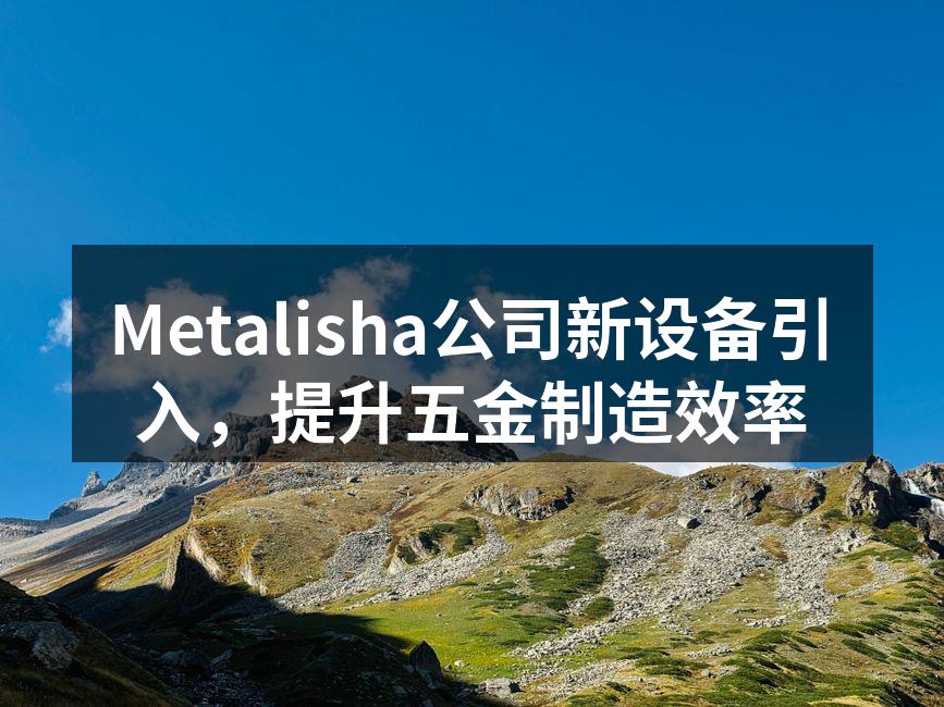 Metalisha公司新设备引入，提升五金制造效率